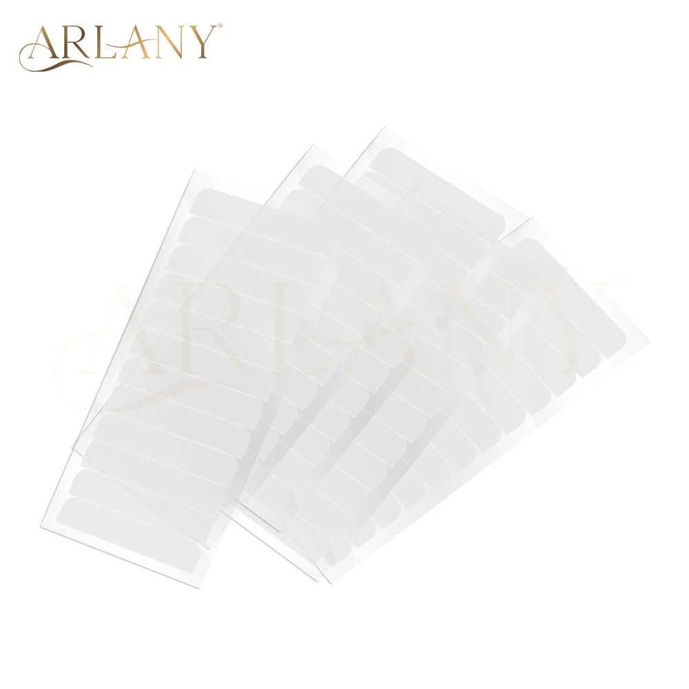 

ARLANY 120 вкладок Односторонняя лента для ленты для наращивания утка Лента для системы волос 4 см x 0,8 см Клейкая лента для парика Односторонняя лента