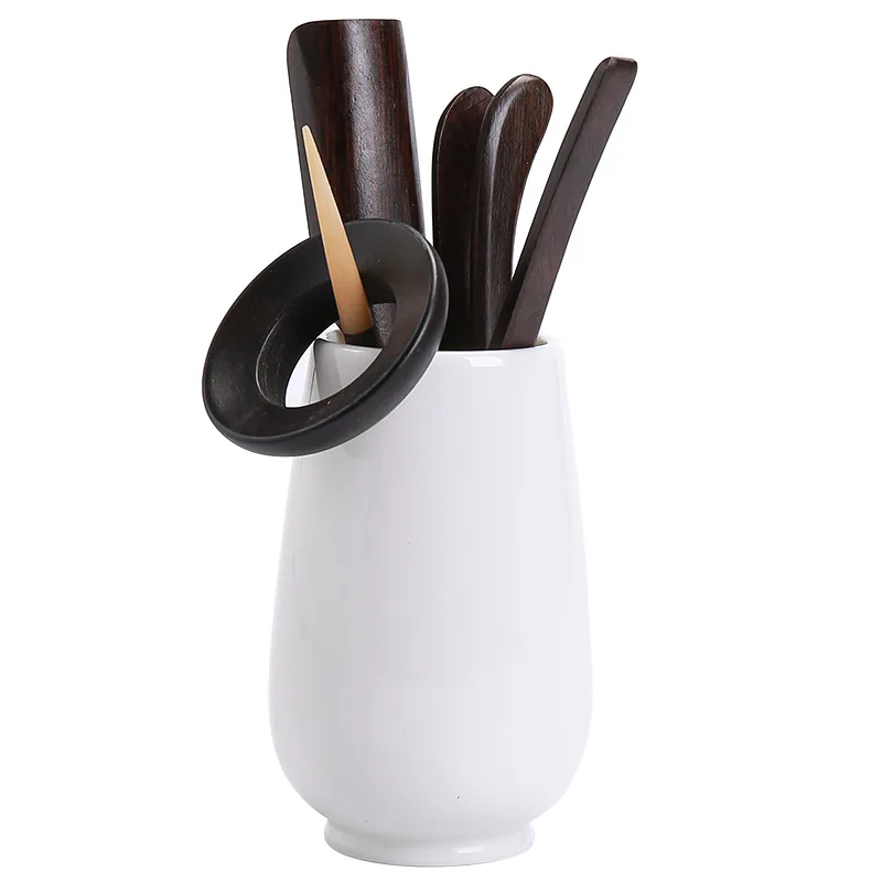 

Аксессуары для чайного сервиза Kung Fu — белый нефритовый фарфор Six Gentlemen