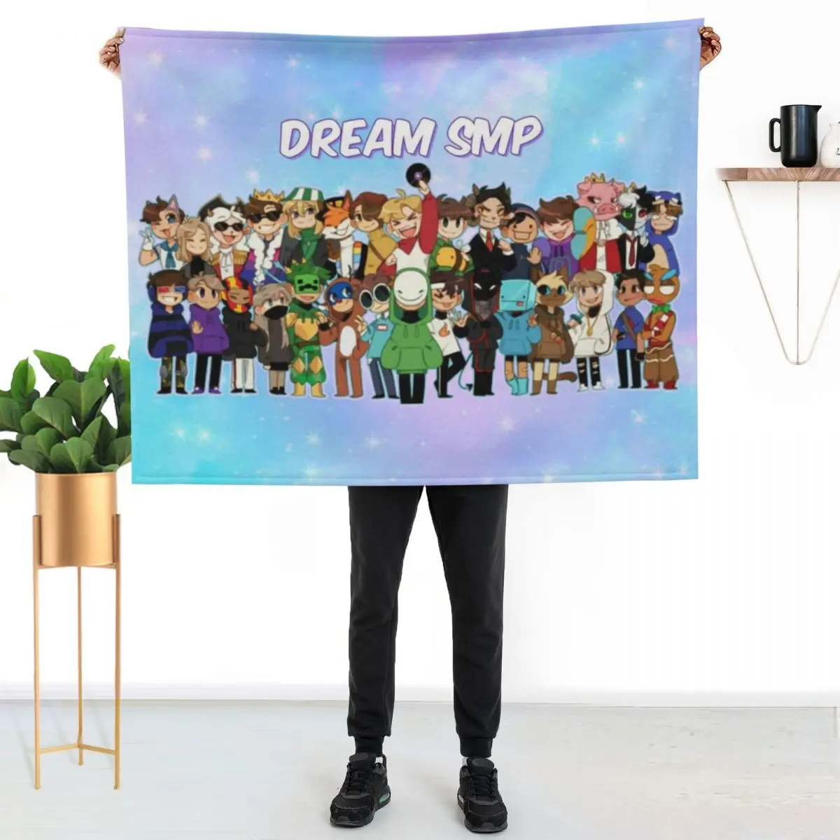 

DREAM SMP Throw Blanket Soft Warm Blanket Gift for Men Women Adults