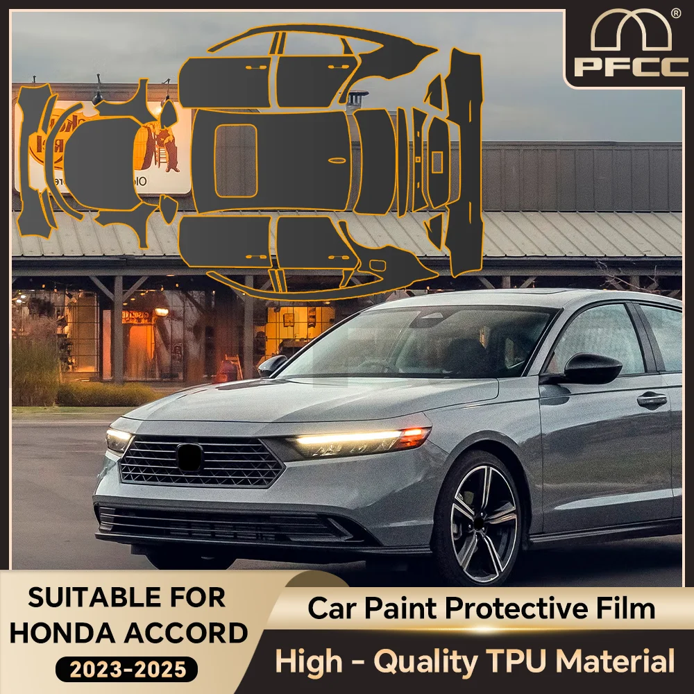 

For Honda Accord 2023 2024 2025 Accessories Pre-cut Paint Protection Film PPF Kit Clear Anti Scratch