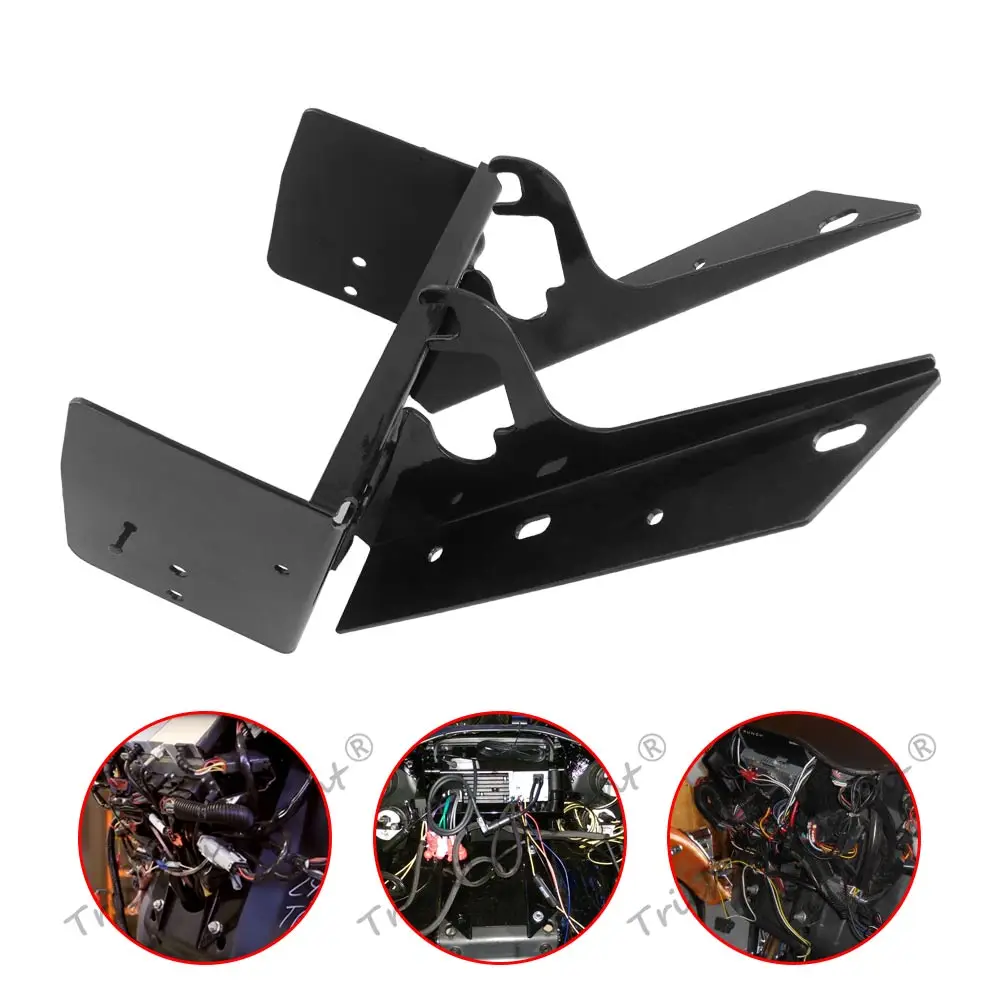 

Motorcycle Front Inner Fairing Support Radio Caddy Mount Bracket For Harley-Davidson Touring Road Glide FLTR Accessories 1998-13