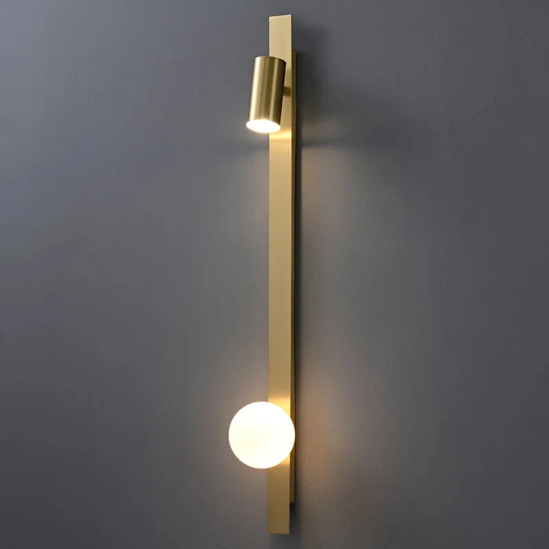 Imagem -04 - Lâmpada de Parede Moderna Long Strip Led Sconces Wall Light Iluminação Atmosférica para Quarto Fundo de Cabeceira Decoração Nórdica