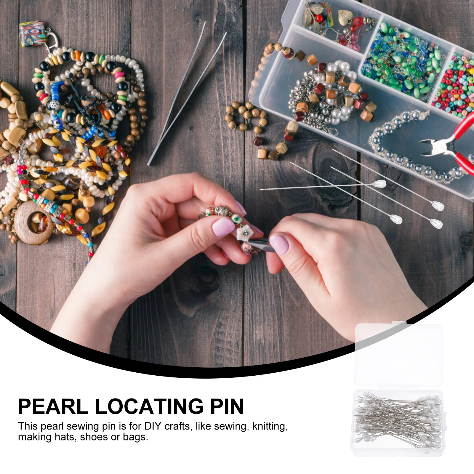 

2 Boxes Pearl Head Pins Sewing Straight Pin For Craft Decoration Diy Sewing Tools Dressmaking Bouquet Corsage Embroidery Tool