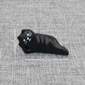 Lying Black Cat