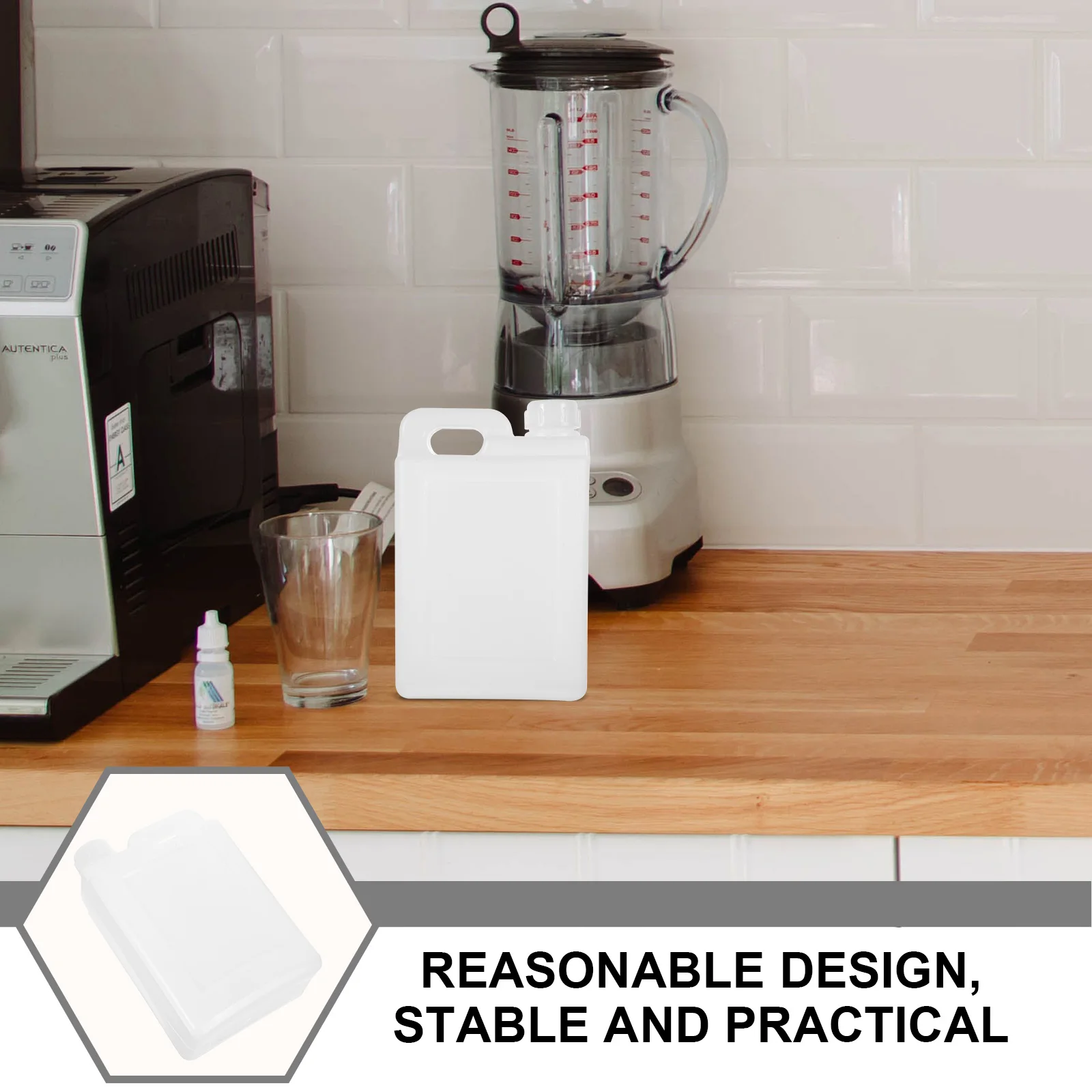 

Sturdy Plastic Flat Bottle with Wide Mouth Leak-Proof Liquid Container for Cosmetics Pharmaceuticals for Liquids