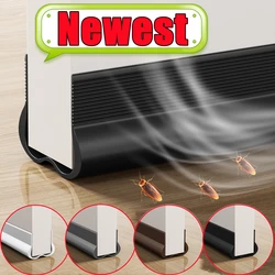 Newest Flexible Door Bottom Sealing Strip Door Gap Soundproofing Wind and Dust Proof Weather Strip Under Door Draft Stopper Tape