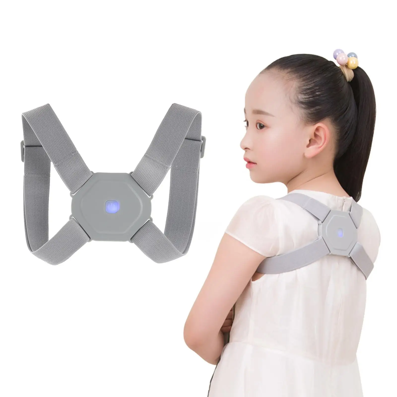 Smart Posture Corrector, with Sensor Vibration Reminder Comfortable Upper support Adults Teens Improve Slanting Shoulders