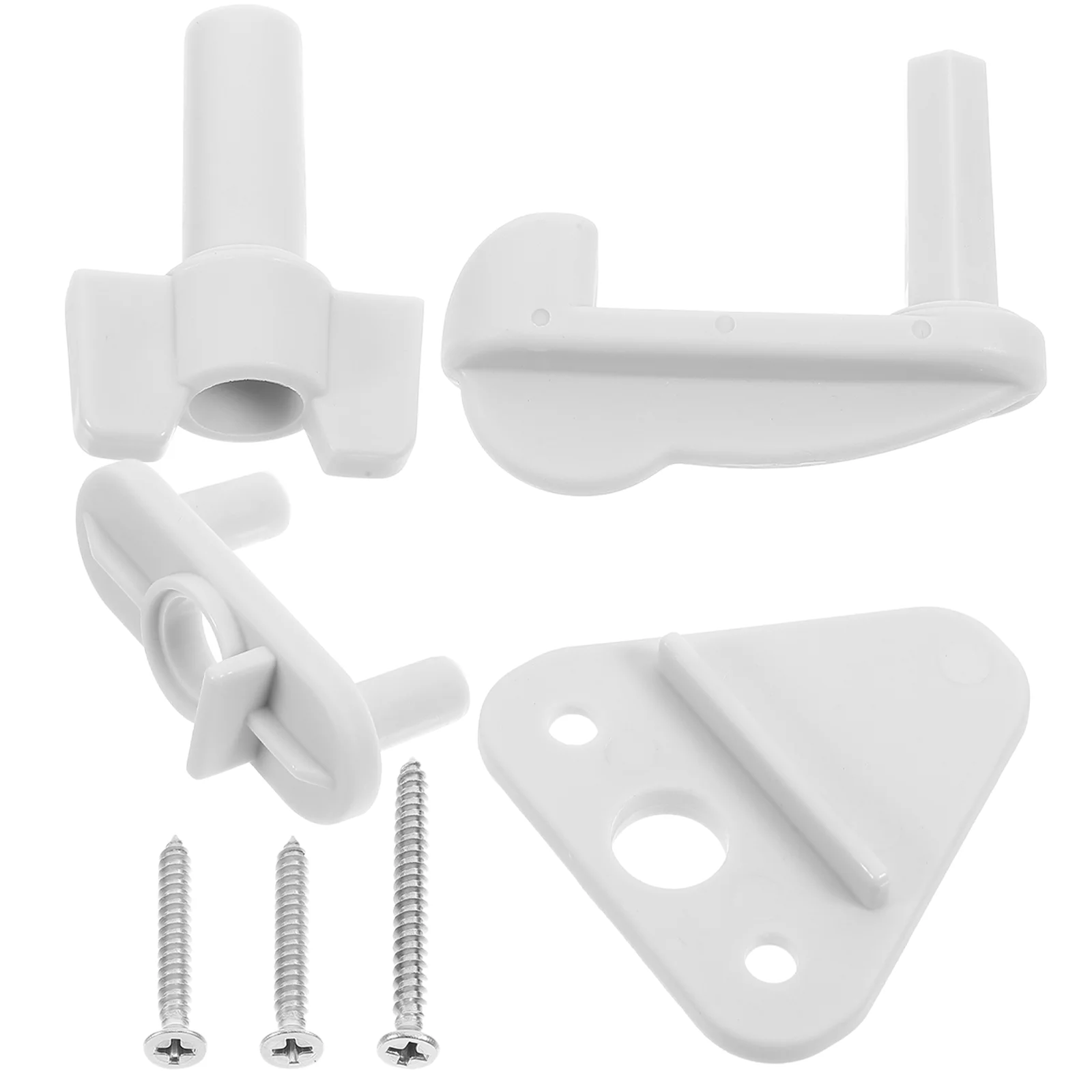 

1 set Boat Door Buckle Rv Compartment Kayak Latches Trailer Holder Catch Storage White Easy Installation Durable Material Yacht