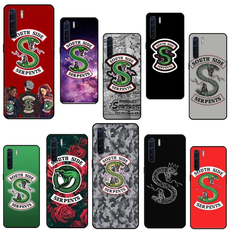 South Side Serpents Riverdale Case For OPPO A96 A76 A16 A94 A74 A54 A77 A17 A16 A52 A72 A91 A93 A5 A9 A31 A53 A57s Cover