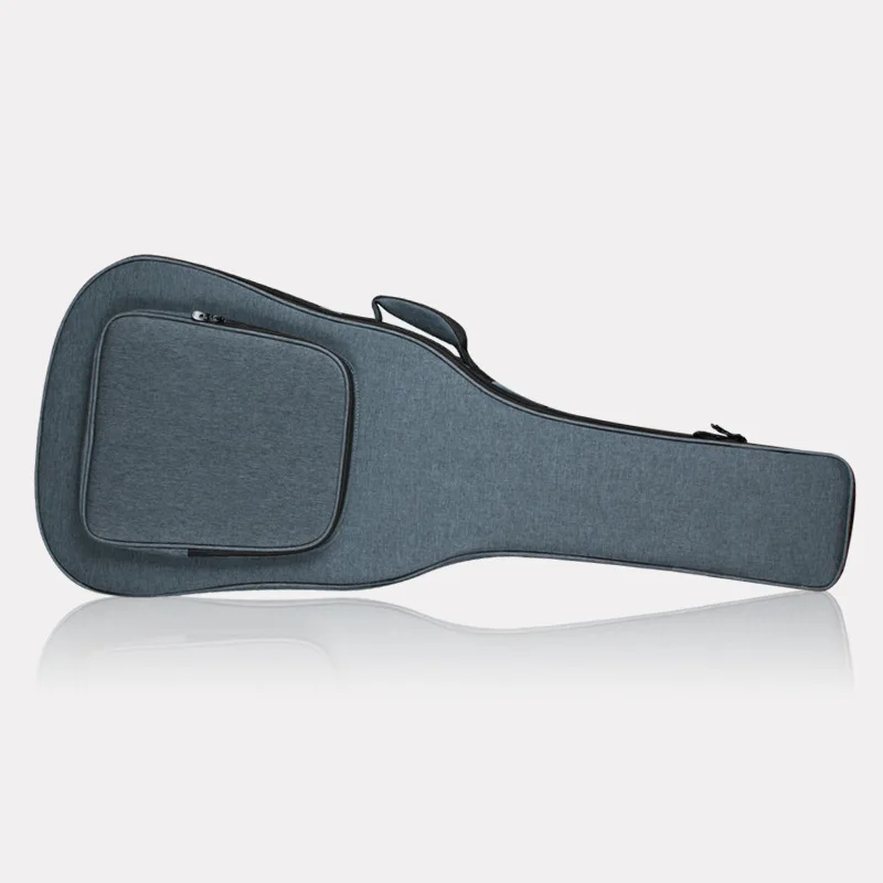 Hooqu ขายส่งกระเป๋ากีตาร์หนากันน้ําผ้าฝ้ายอะคูสติกกีตาร์กล่องราคาถูกกระเป๋ากีตาร์