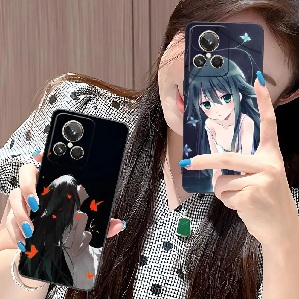 Saya no Uta حافظة هاتف محمول لهاتف Realme GT 8 Neo Pro C75 73 71 C67 65 C55 53 C35 31 C20 15 غطاء طباعة ملون غطاء جميل