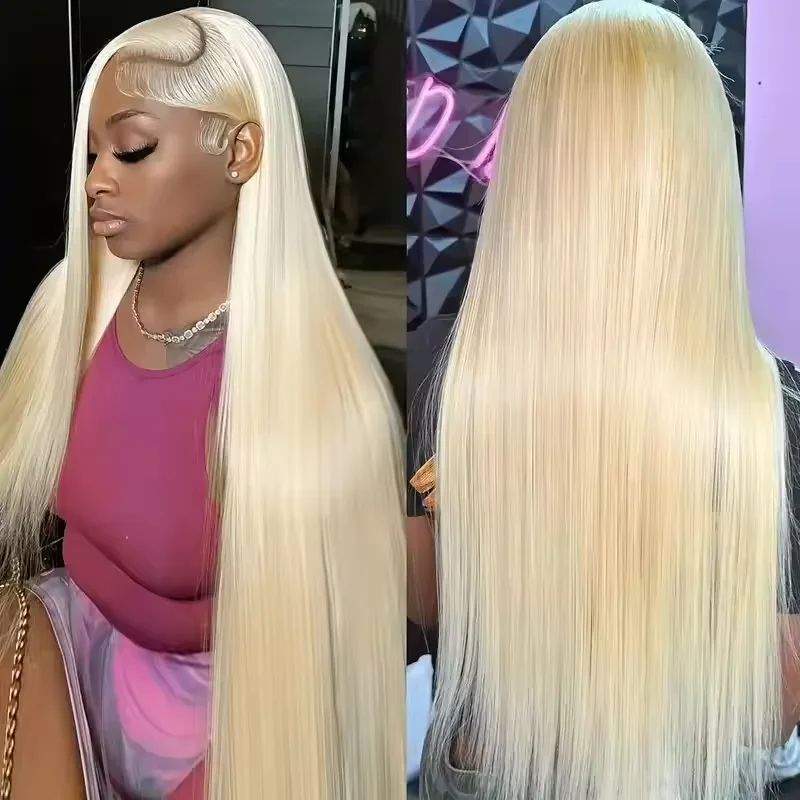 30 Inch 250 Density 613 Blonde Lace Front Wig Human Hair 13X6 Hd Lace Frontal Wig Straight Lace Front Wigs Human Hair For Women