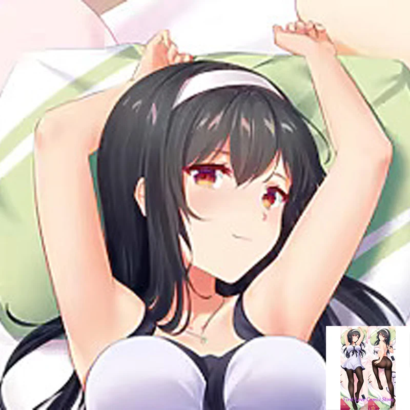 

Dakimakura Anime Kasumigaoka Utaha) Double Sided Print Life-size Body Pillow Cover Decoration