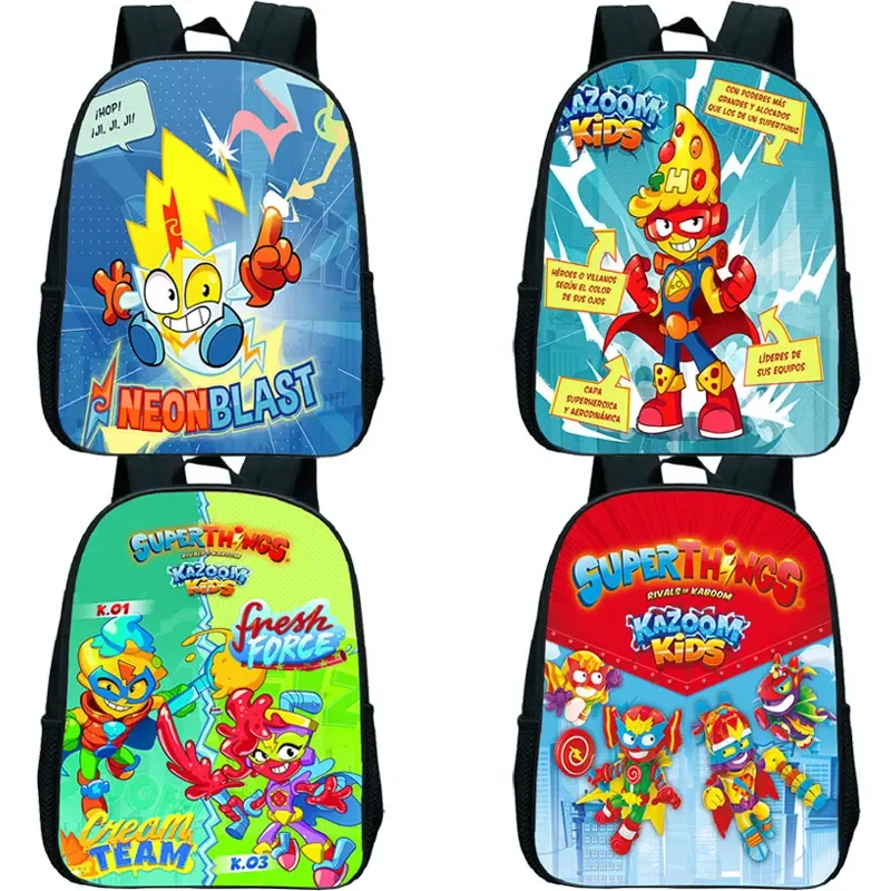 

SuperThings backpack Boys Girls Kindergarten Bags Kids Mini School Bag Children Super Zings Backpack Primary Students Bookbag