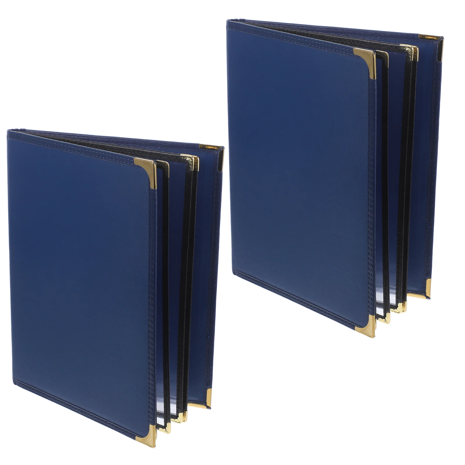 

2pcs Holder Clear Pvc Menu Covers For Restaurant Bar Coffee Shop Transparent Menu Protectors Easy Clean Long Use Kitchen Bar