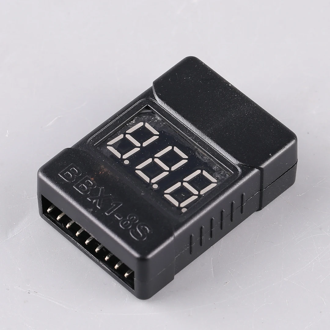 BBX1-8s 1S/2s/3s/4s/5s/6s/7s/8s Low Voltage Buzzer Alarm Lipo Battery Voltage Indicator Tester Wholesale Price for 3.7v 7.4v