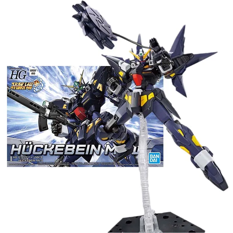 

Bandai Figure Super Robot Taisen OG Model Kit Anime Figures HG 1/144 Huckebein MK Collection Action Figure Toys For Boys Gift