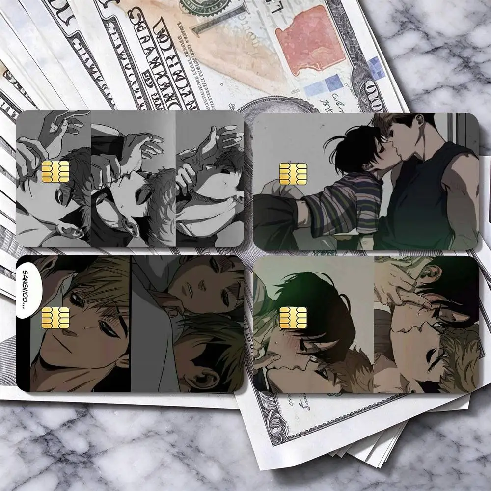 Killing Stalking Korean Manga  High Definition Matte PVC Film Tape | For Credit Card, Debit Card Stickers & Gift Decoration