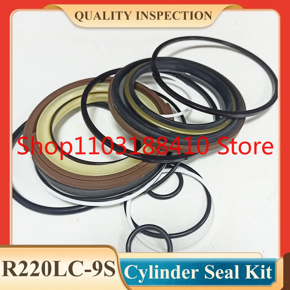 

4SETS Hydraulic Boom/Arm/Bucket Excavator Cylinder Seal Kit for Excavator R220LC-9S