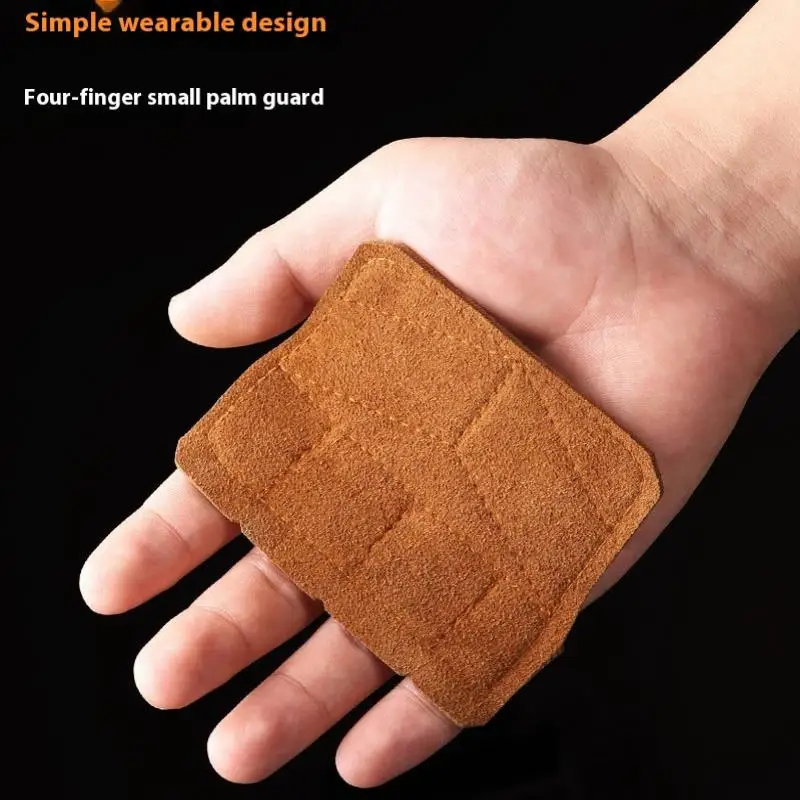 Unisex Leather Weight Lifting Gloves; For Fitness Training, Weightlifting, Gymnastics with Enhanced Palm Protection.