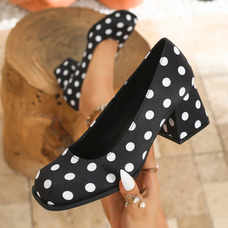 Zapatos De Mujer Cómodos Con Punta Cuadrada, Novedad 2026, Zapatos Formales De Tacón Grueso, Zapatos De Trabajo Negros Para Oficina — -54%, 50€ Coupon, from 42.59€ – 54% descuento – €42.59