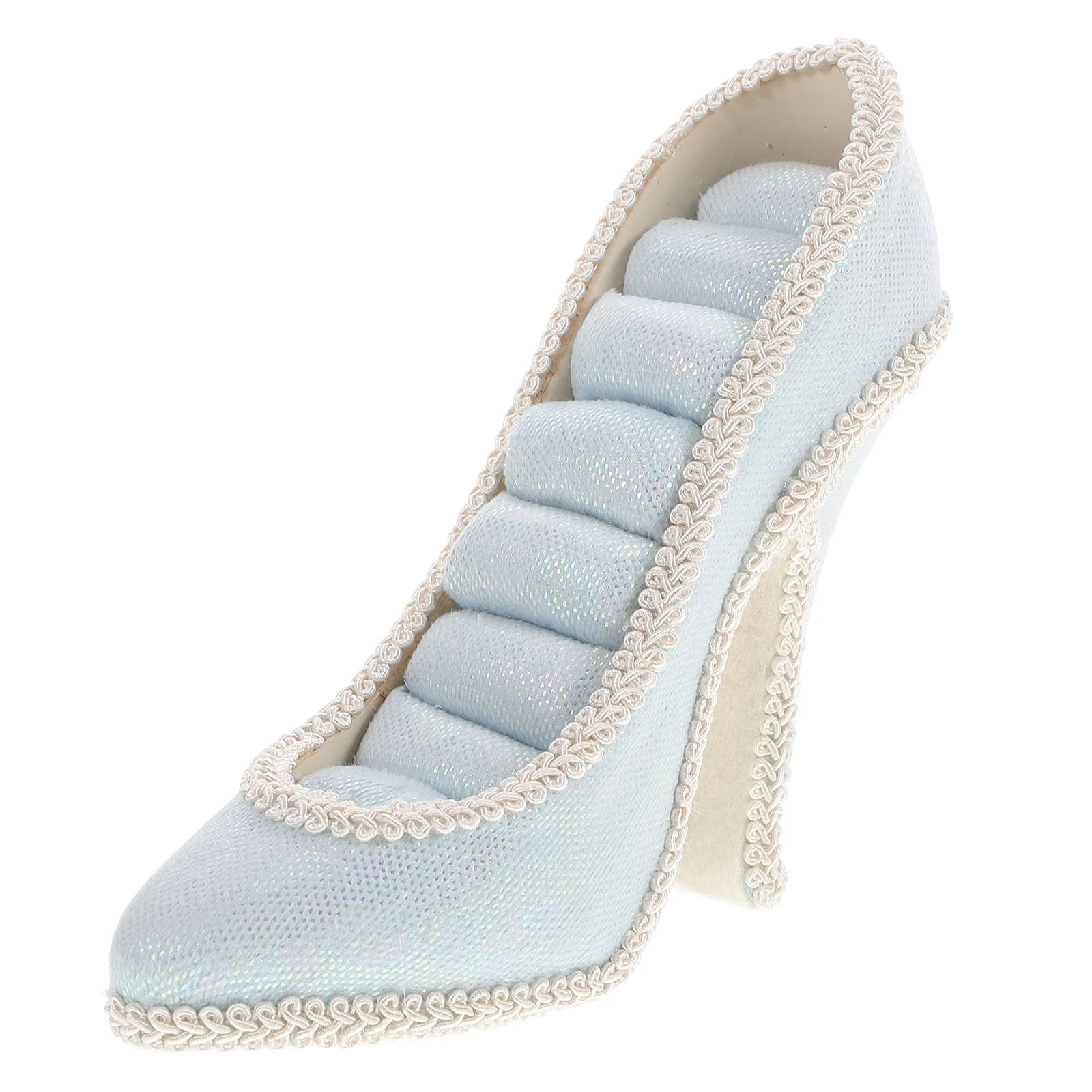 

Chic High Heel Display Stand Jewelry Organizer Earring Display Storage Decorative Countertop Adornment Small Lightweight Elegant