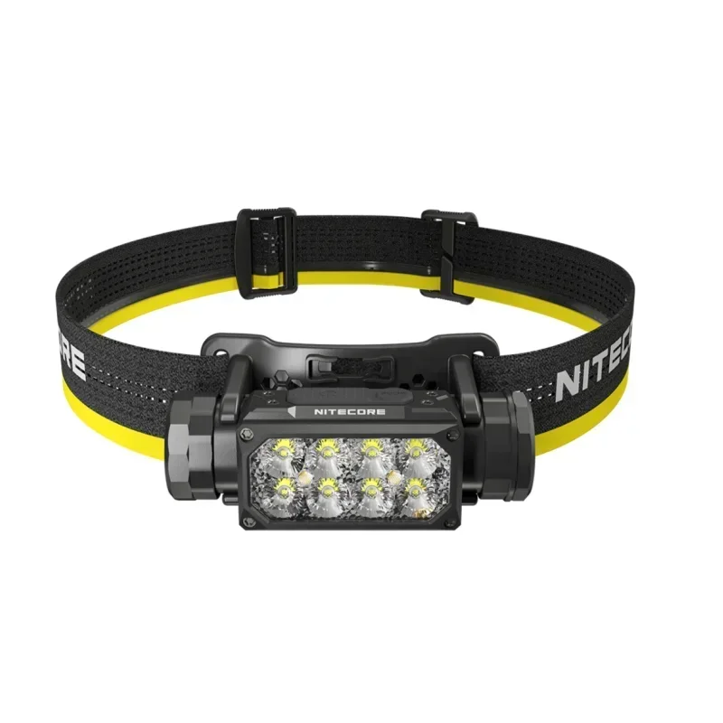 Nitecore HC65 UHE 2000 Lumen Heavy Duty Metal Headlamp, USB-C Rechargeable with White, Red, and Reading Lights for Camping