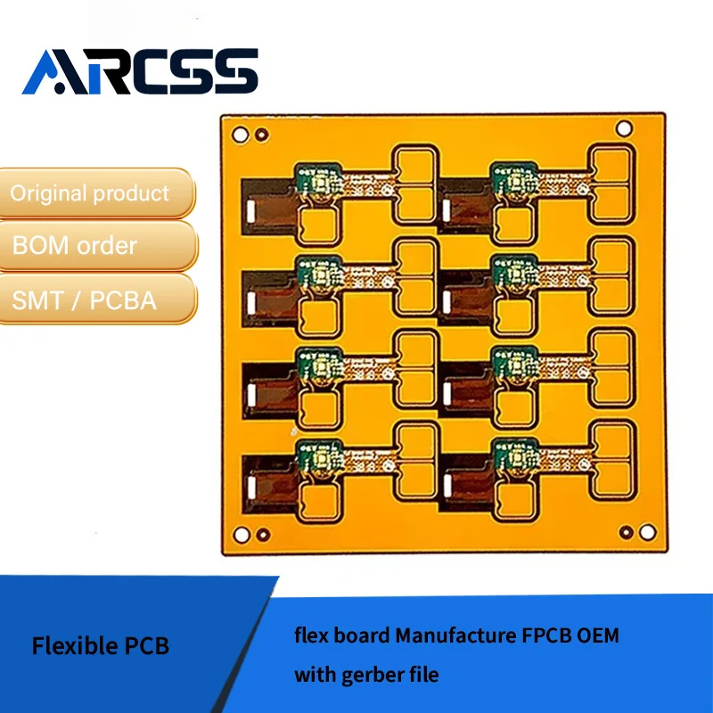 fabricação de placa flexível OEM FPCB com arquivo gerber