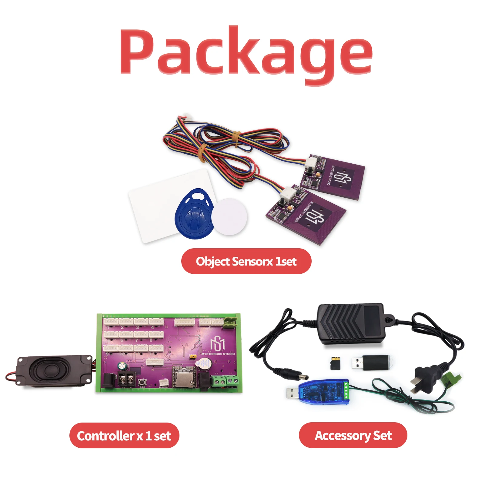 Escape Room Props RFID Reader ID Card Put RFID Card to Correct Sensor to Unlock Game Puzzle