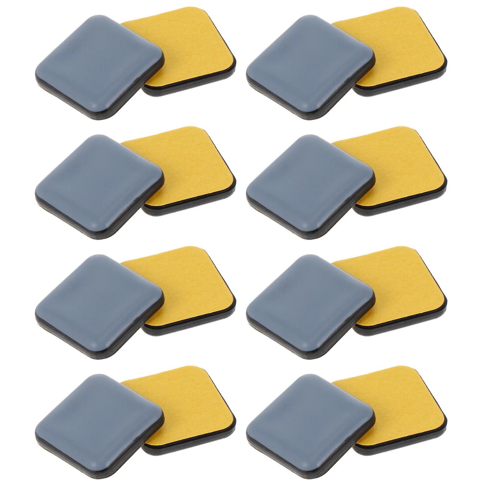 

16pcs Leg Bottom Feet Square Pads Floor Protector Mat Glide Self Adhesive Noise Proof Wood Furniture Tacks Furniture Pad