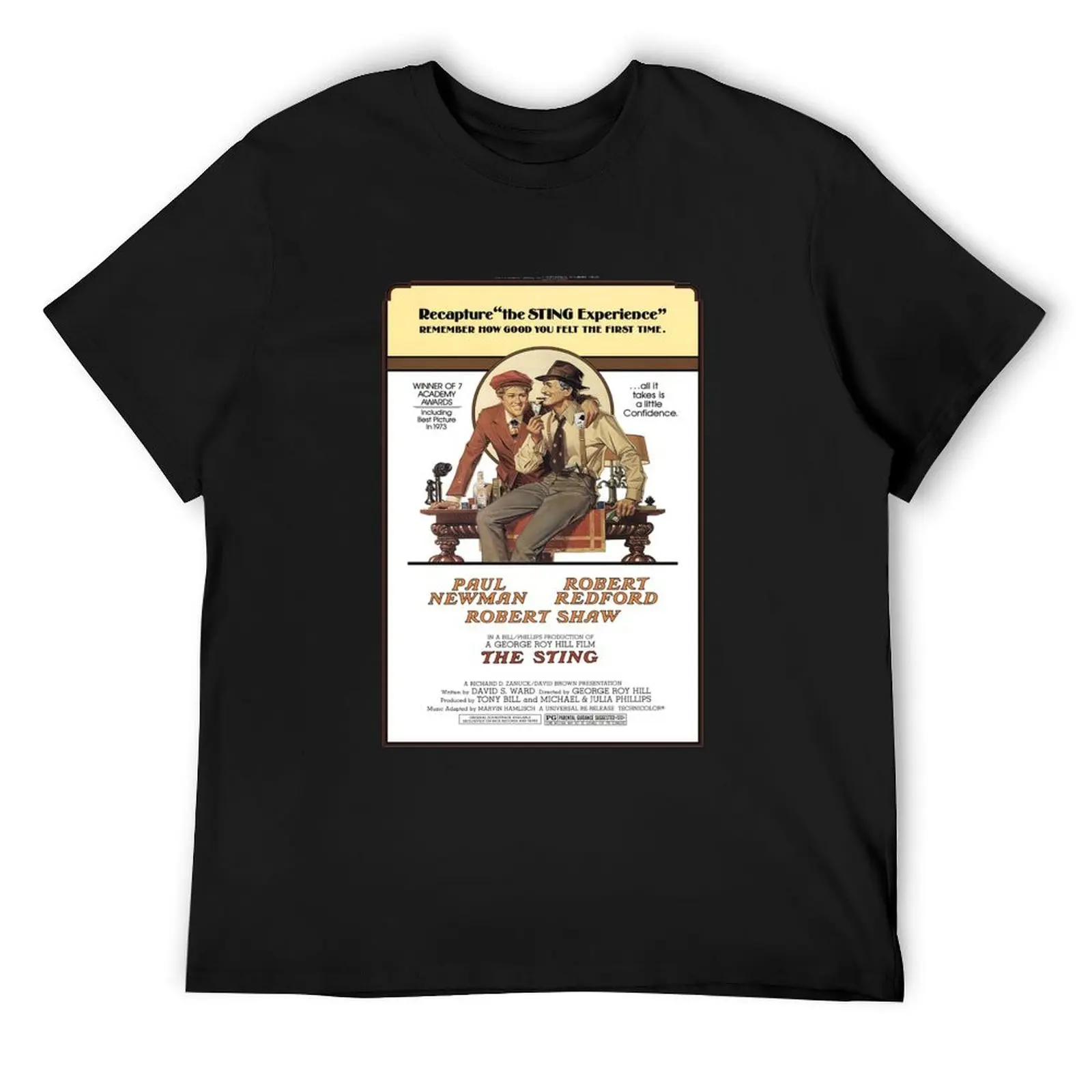 

The Sting Poster T-Shirt Aesthetic clothing boys whites oversizeds sports fans t shirt for men