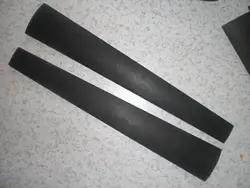 Black Ebony Wood Viola Fingerboard With Nut for 16