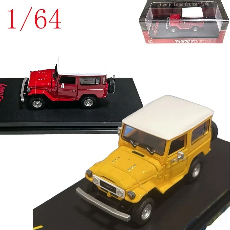 

RM Diecast 1/64 Scale ‌Toyota Land Cruiser FJ40 Convertible Off-Road Vehicle Alloy Car Model Toys for Boys Gift
