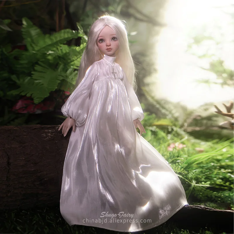 Shuga Fairy Ophelia 1/5 Bjd 인형, 빛이 흐르는 A라인 스커트, 레이지 스타일, 레진 가동 관절 인형