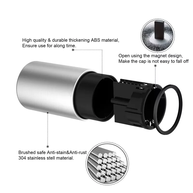 فتاحة زجاجات البيرة الأوتوماتيكية الممتازة، فتاحة زجاجات الصودا المغناطيسية مع أداة فتح النادل السريعة ذات الغطاء الأوتوماتيكي #4