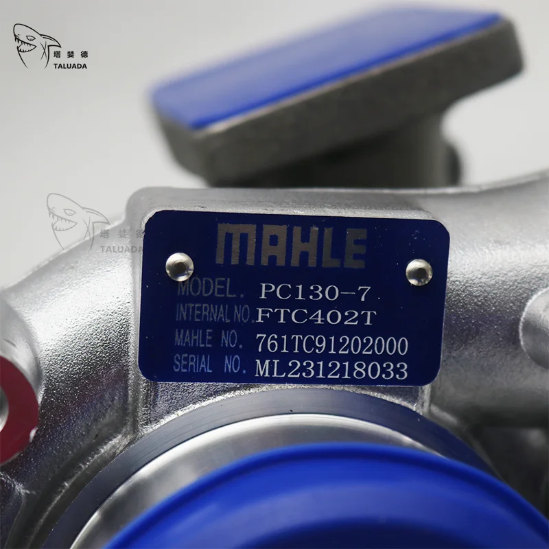 Para Komatsu turbocompresor PC130-7 motor 4D95 turbocompresor piezas de excavadora mecánica