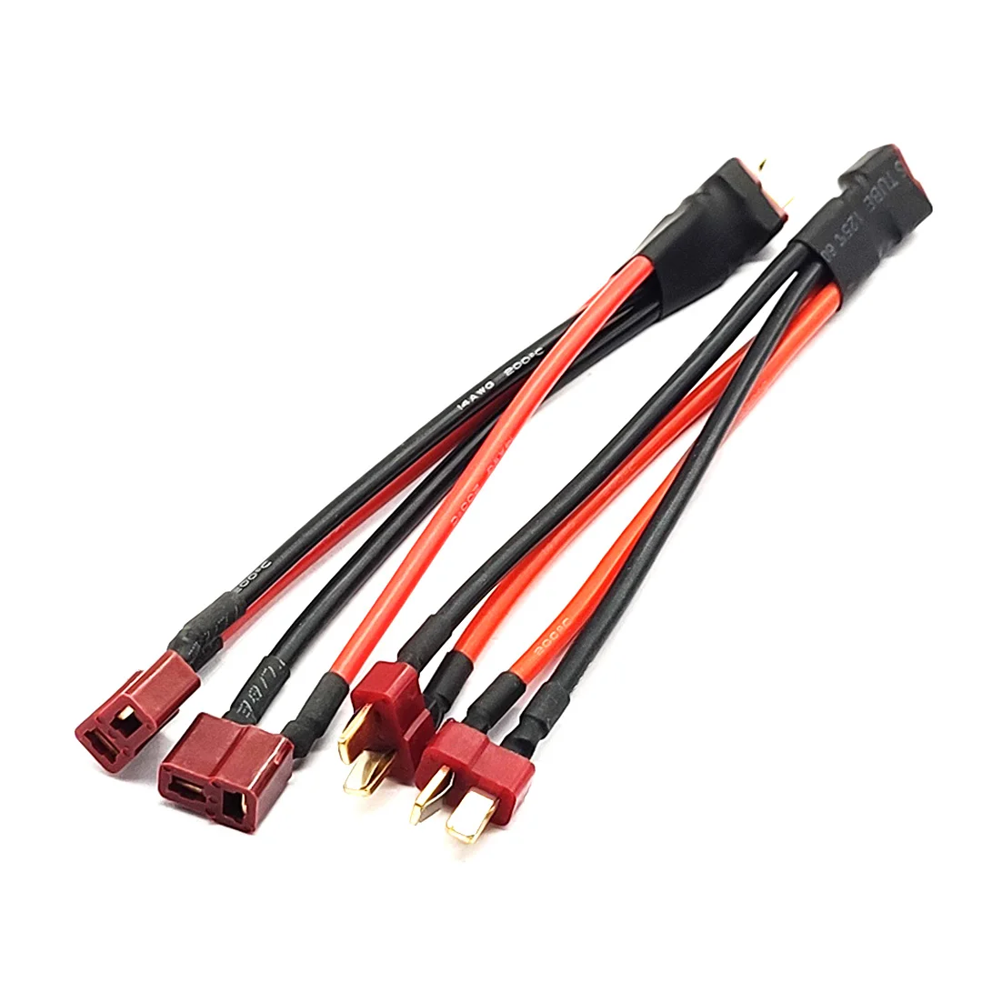 변환 라인 T 형 플러그 평행선 1 암-2 수/1 수-2 암, 고온 및 저온에 대한 내성 14awg 12CM