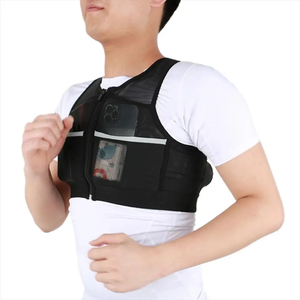 Reflective Men Women Large Capacity Breathable Running Backpack Running Storage Bag Marathon Vest Bags Running Chest Pack