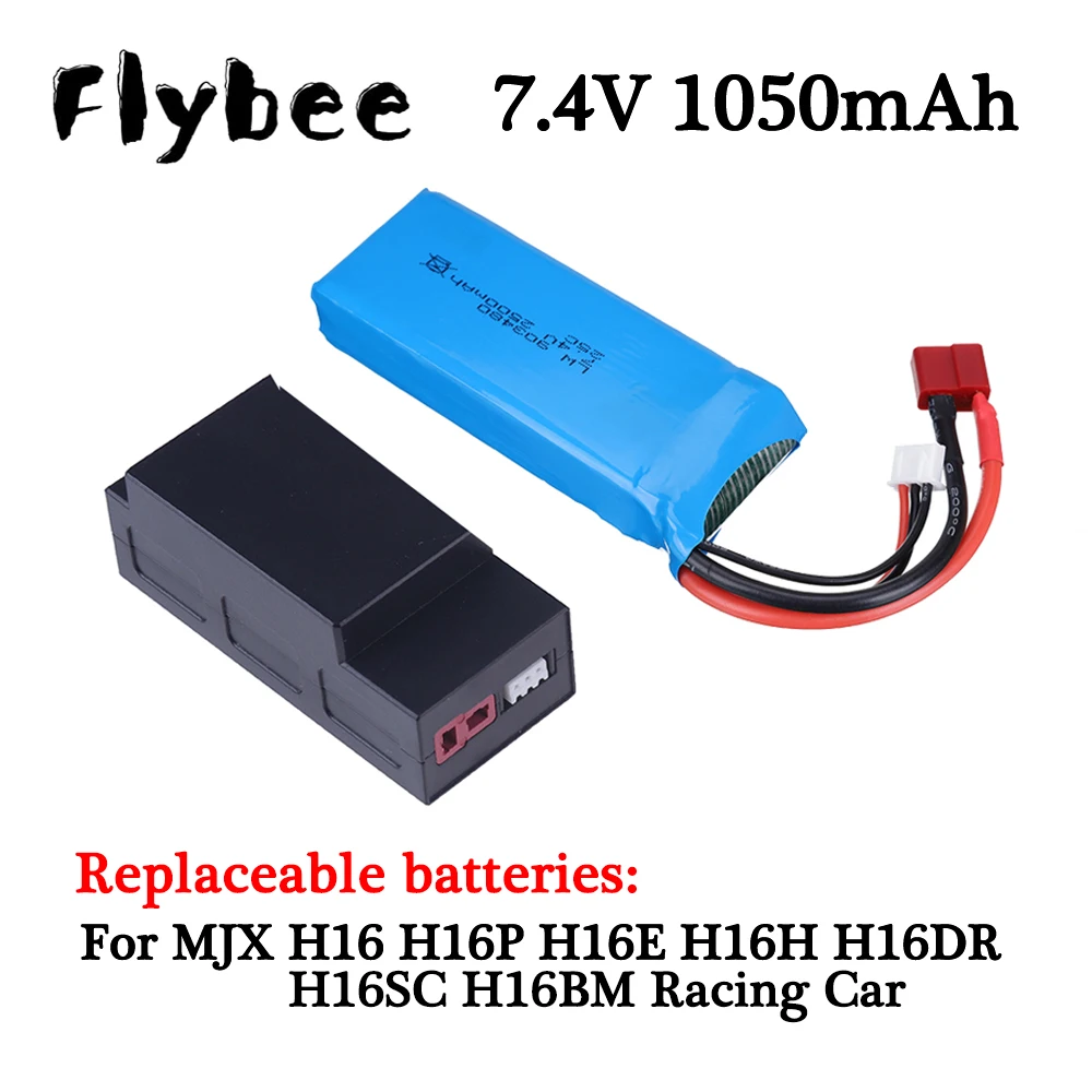 

7.4V 1050mAh Original Battery For MJX H16 H16P H16E 16207 16208 16209 16210 RC Racing Car 7.4V 2500mAh Replaceable batteries