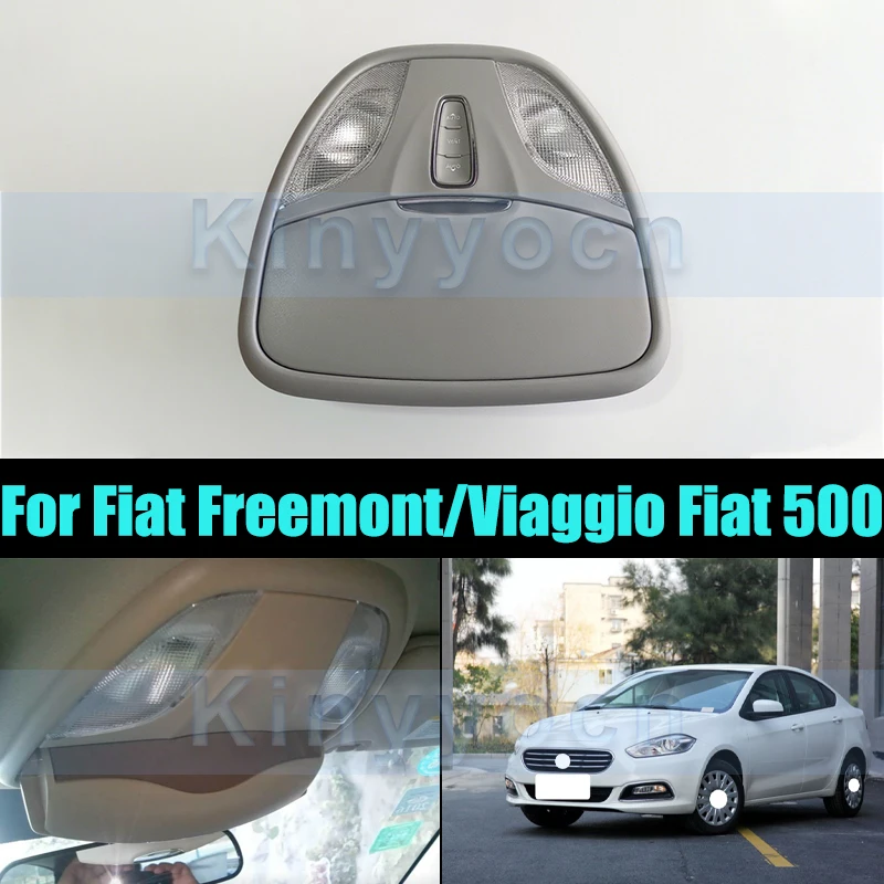 

Car Inside Roof Ceiling Lamp For Fiat Freemont/Viaggio Fiat 500 Dome Lights Styling Rear Interior Reading Light Accessories