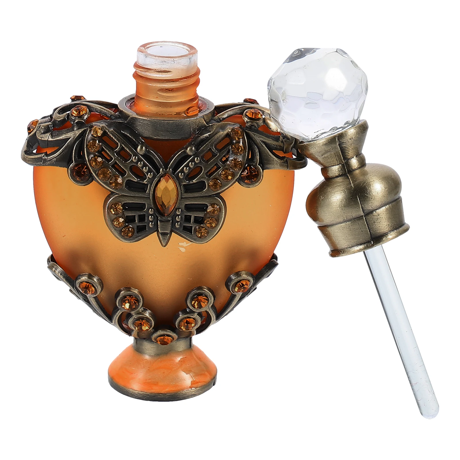 

Heart-shaped Perfume Bottle Refillable Atomizer Bottles Vintage Travel Fragrance