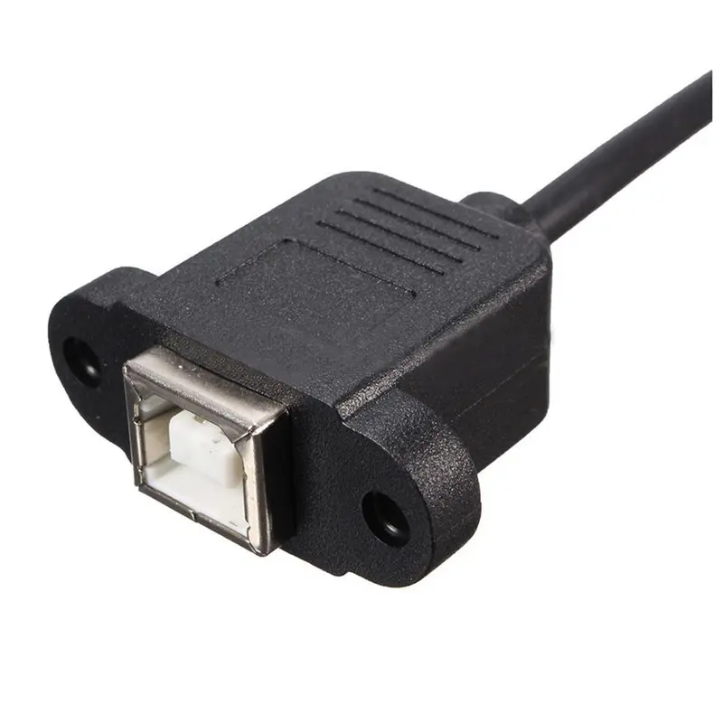 Superior-4X USB 2.0 B Male To USB B Female Socket Printer Panel Mount Extension Cable 50Cm