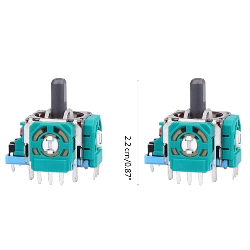 3D analoge joystickpotentiometer met joystickdoppen voor PS5-controller met schroevendraaiergereedschapreparatieset