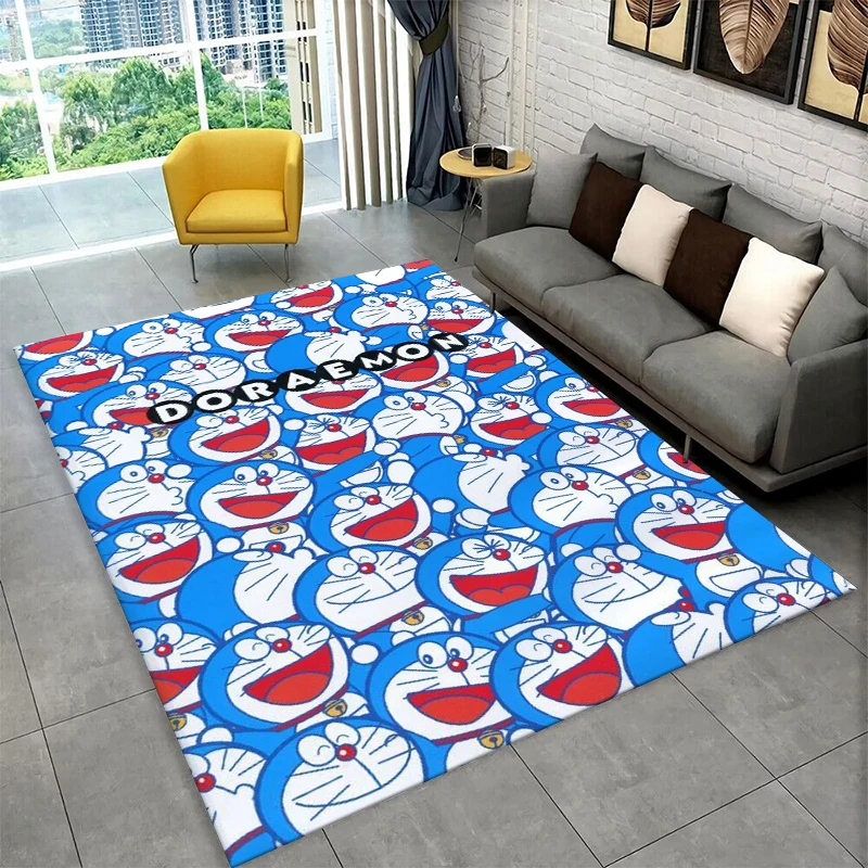 Cartoon D-Doraemon Dream Anime Teppich für Spielzimmer, Schlafzimmer, Wohnzimmer, Sofa, Heimdekoration, Kinderteppich, rutschfeste Bodenmatte