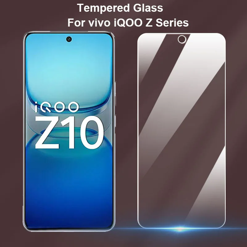 

For vivo iQOO Z11X Z11 Z10 Z9 Z9X Z8 Z8x Pro Clear Tempered Glass 9H 2.5D Premium Screen Protector Protection Film