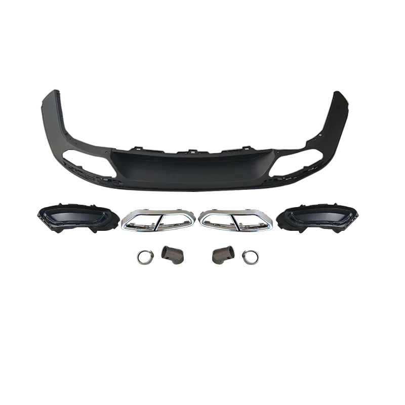 For VW PASSAT B8 UPGRADE 15-18 B8 R-LINE REAR diffuser