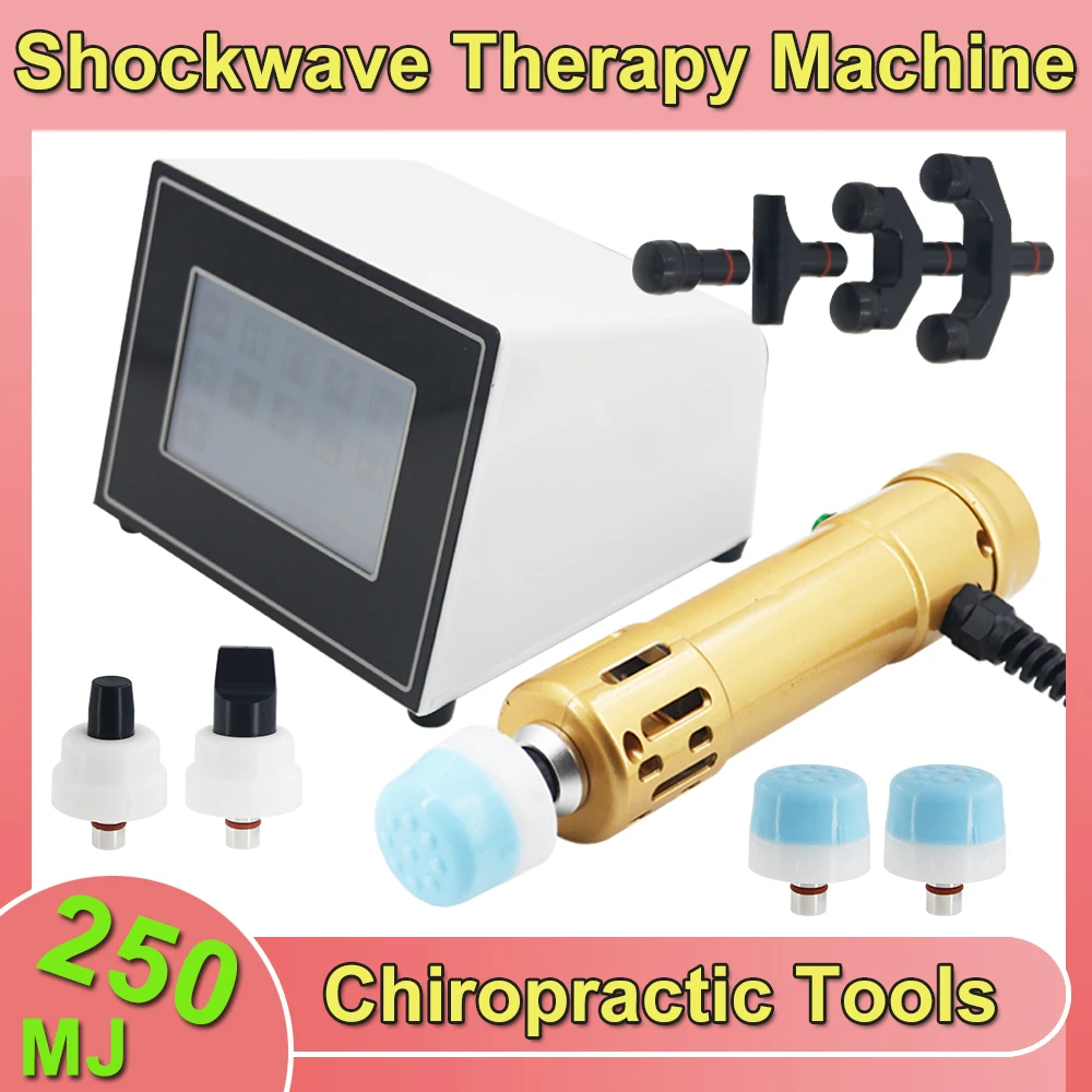 

Shock Wave Massage 250MJ Body Relax Massager Effective Low Back And Knee Pain Relief Portable Physical Shockwave Therapy Machine