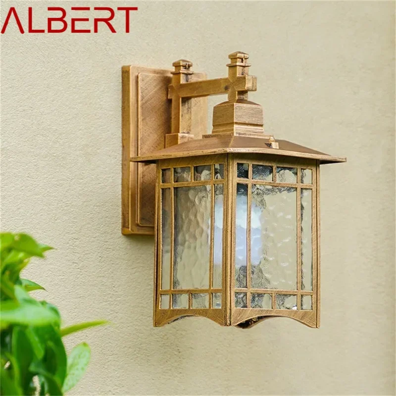 ALBERT Classical Outdoor Wall Lamp Waterproof IP65 Retro Sconces LED Lighting Decorative for Home Porch