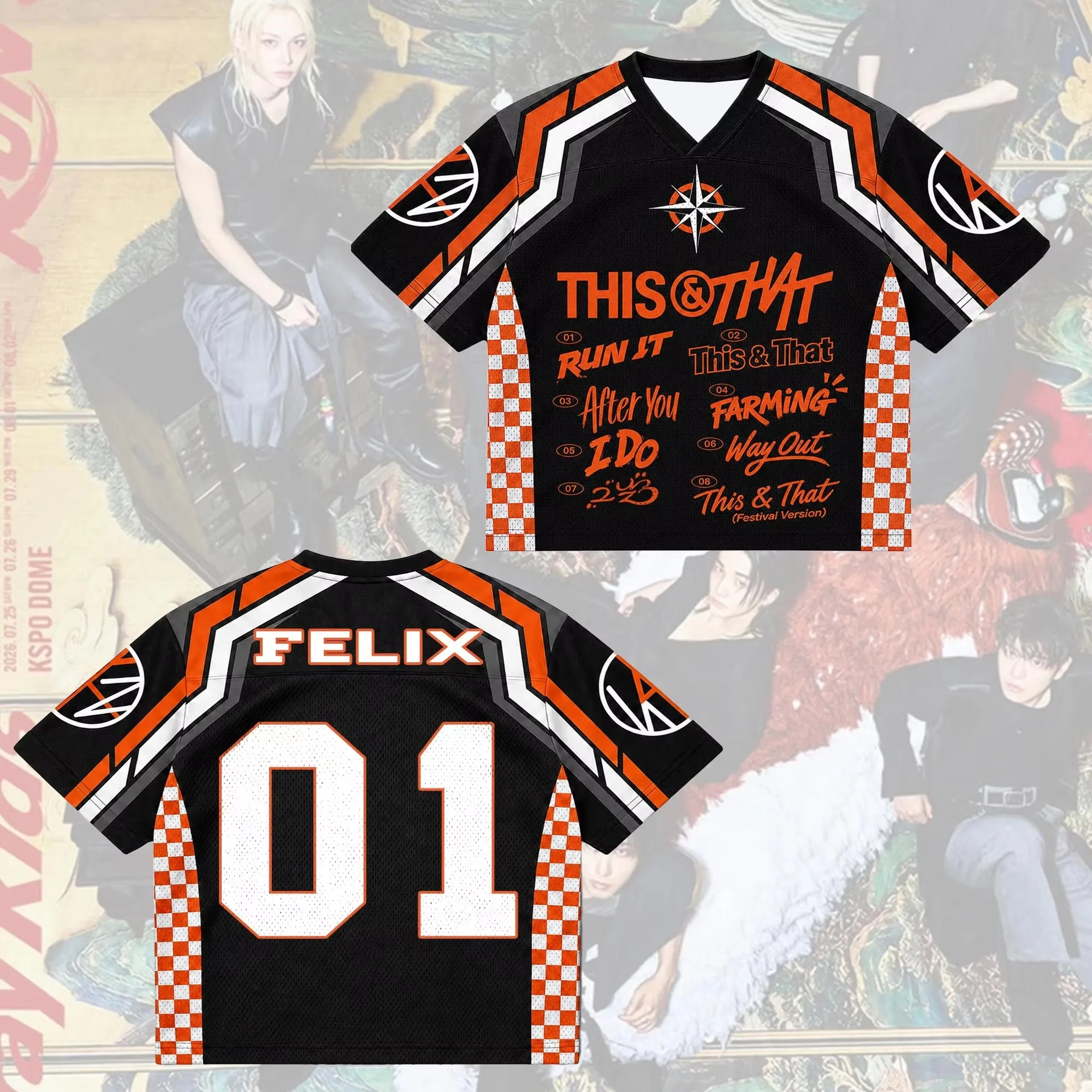 2026 Stray Kids This & That Track List 3D Printed Jersey Men Summer Sports Outdoors T-shirt Breathable Quick Drying Clothing Top