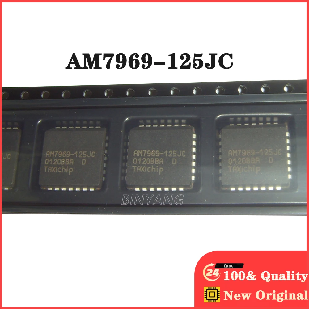 New Original Stock IC Electronic Components 10PCS AM7969-125JC  AM796 PLCC28
